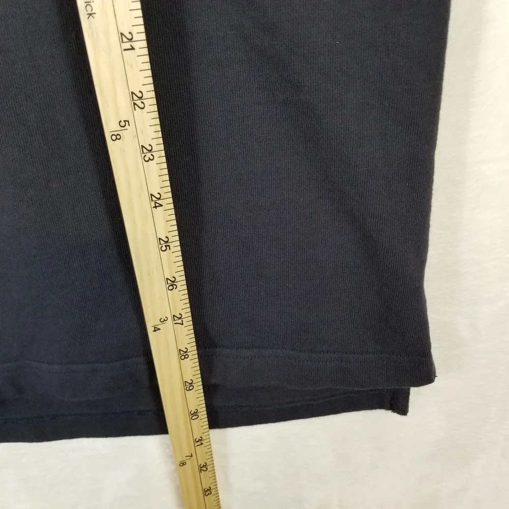 Katin‎ Mens XL Long Sleeve Polo Shirt Black 100% Cotton Rugby Style Embroidered